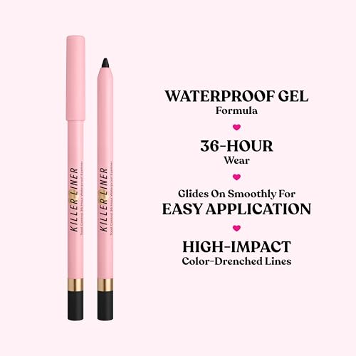 Too Faced Killer Liner Gel Eyeliner Pencil - 36-Hour Waterproof, 04 Killer Chocolate