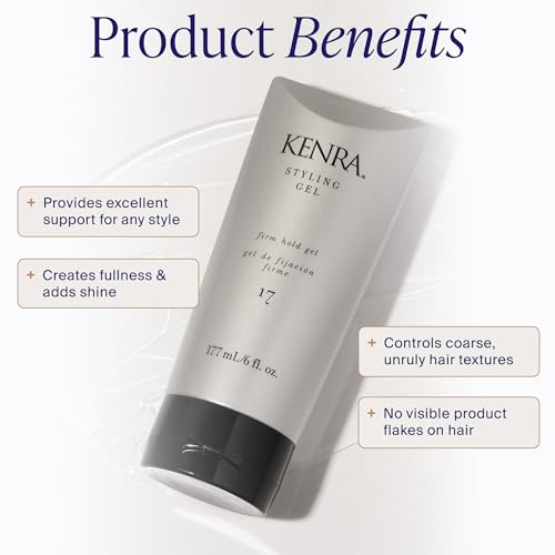 Kenra Styling Gel 17 6 Fl Oz – High Hold, Alcohol-Free, Non-Drying & Non-Flaking