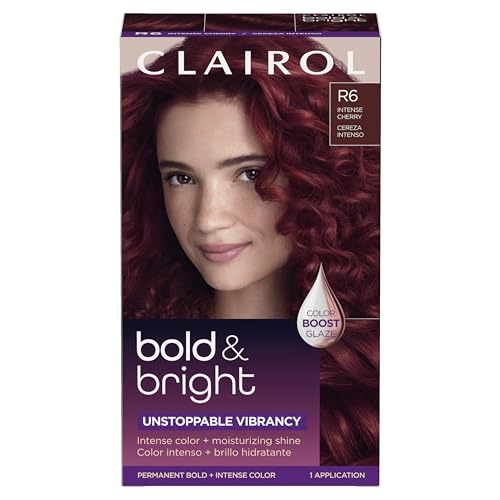 Clairol Bold & Bright Permanent Hair Dye R6 Intense True Red