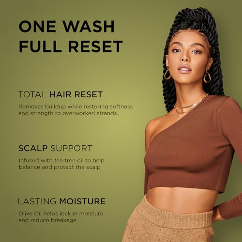 African Pride Olive Miracle 2-in-1 Shampoo & Conditioner, 12 Oz