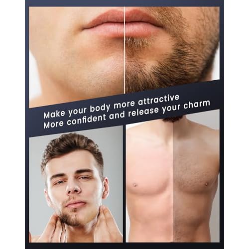 NUBACK Electric Back Shaver for Men, 3 in 1 Mens Back Shaver, Cordless Back Hair Trimmer for Men with Extendable Long Handle, Self-Service Body Groomer Razor with Wider Blade