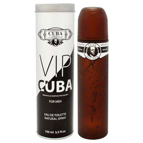 Cuba VIP Eau de Toilette Spray for Men, 3.3 Oz Fragrance