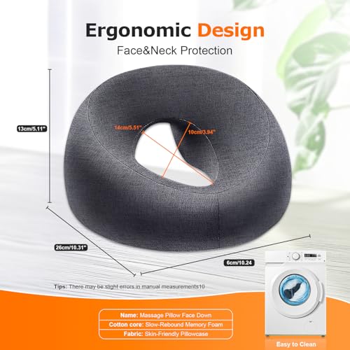 Zonngoo Face Down Pillow for Massage, BBL Recovery, and Eye Surgery