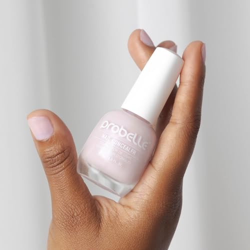 Probelle Illuminating Nail Concealer - Sheer Brightening Polish for Discolored Nails