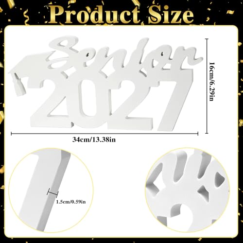 Class of 2027 Graduation Sign | Wooden Photo Prop & Centerpiece