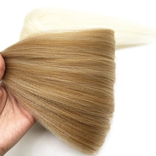 UPruyo 30 Inch Blonde Ombre Braiding Hair Pre-Stretched 8-Pack T27/613