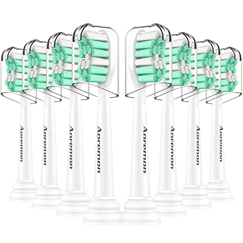 Aoremon Replacement Toothbrush Heads for Philips Sonicare, 8-Pack
