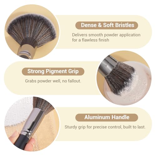 MAANGE 30-Piece Professional Makeup Brush Set with Case – Synthetic