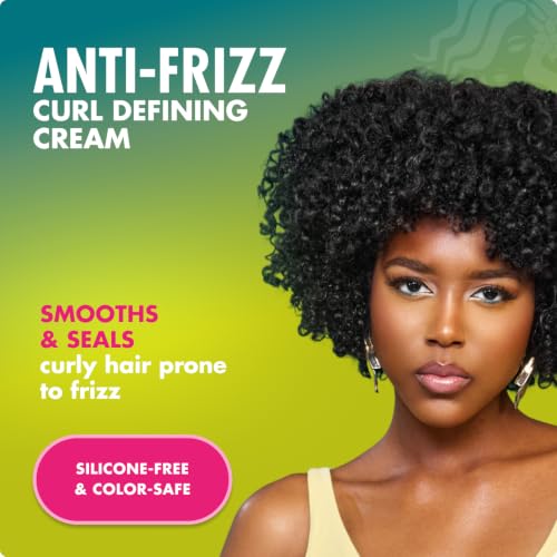 Mielle Organics Anti-Frizz Curl Cream - Avocado & Tamanu, 12oz