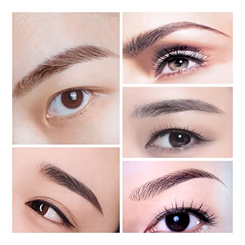 ATOMUS 3 Pairs Tattoo Practice Skin for Eyebrows & Eyeliner, Silicone Microblading Supplies