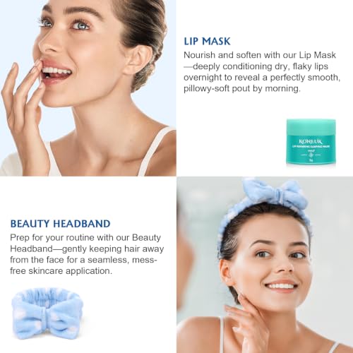 Hydrating Skincare Set with Facial Masks & Eye Patches - 15 Pcs