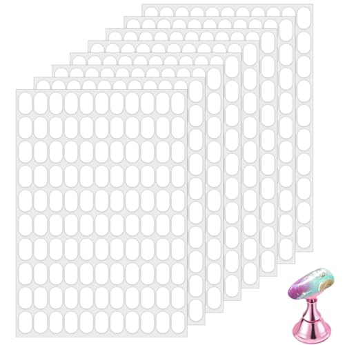 800 Pcs Double-Sided Adhesive Nail Art Tabs - Pre-Cut Sticky Strips