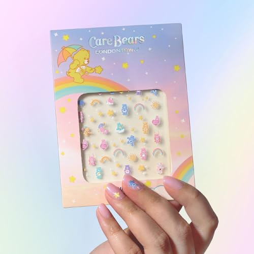 LONDONTOWN Care Bears Nail Art Stickers – Self-Adhesive Decals