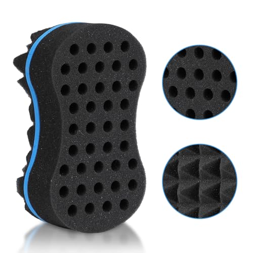 Double-Sided Hair Sponge for Curls - Curling Tool for Men & Women