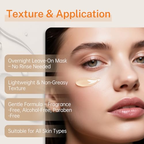 Realori Turmeric Face Mask with Vitamin C & Collagen - Overnight Wrinkle & Brightening Skincare