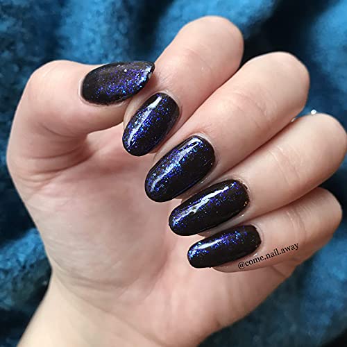 AIMEILI Galaxy Paranoid Gel Nail Polish Set - 6 Piece Clear Glitter Kit