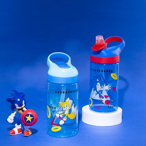 Zak Designs Sonic the Hedgehog Kids Water Bottle 16oz - 2-Pack
