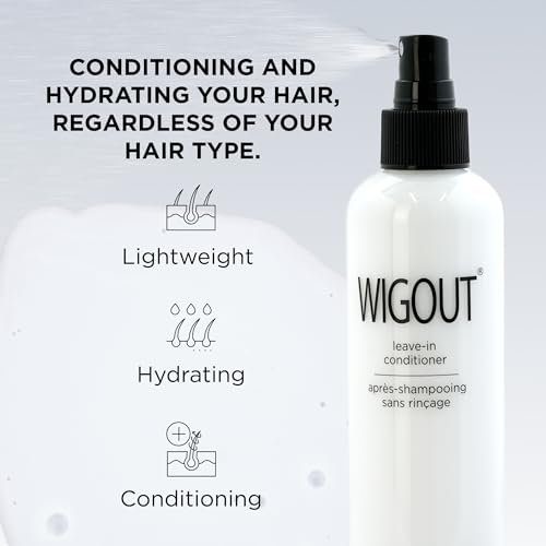 Style Factor WIGOUT Leave-In Conditioner Spray – Hydrating Mist for All Hair Types, 8.8oz