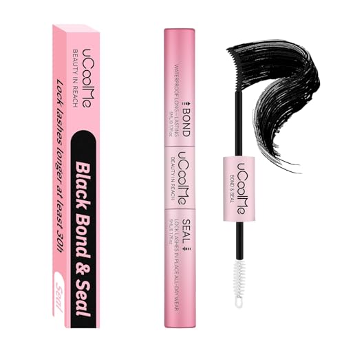 uCoolMe Lash Bond and Seal Waterproof 10ML BlackBond - Long-Lasting, Non-Irritating Lash Glue for DIY