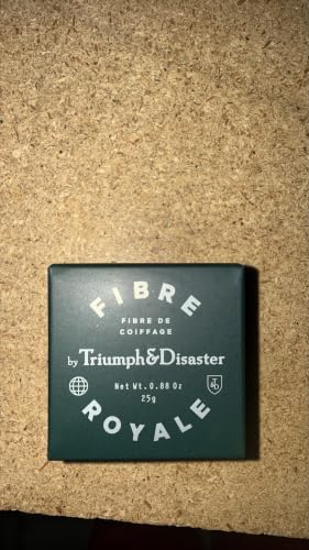 Triumph & Disaster Fibre Royale Hair Wax 25g - Strong Hold, Natural Finish for Thick Hair (0.88 oz) - Men & Women