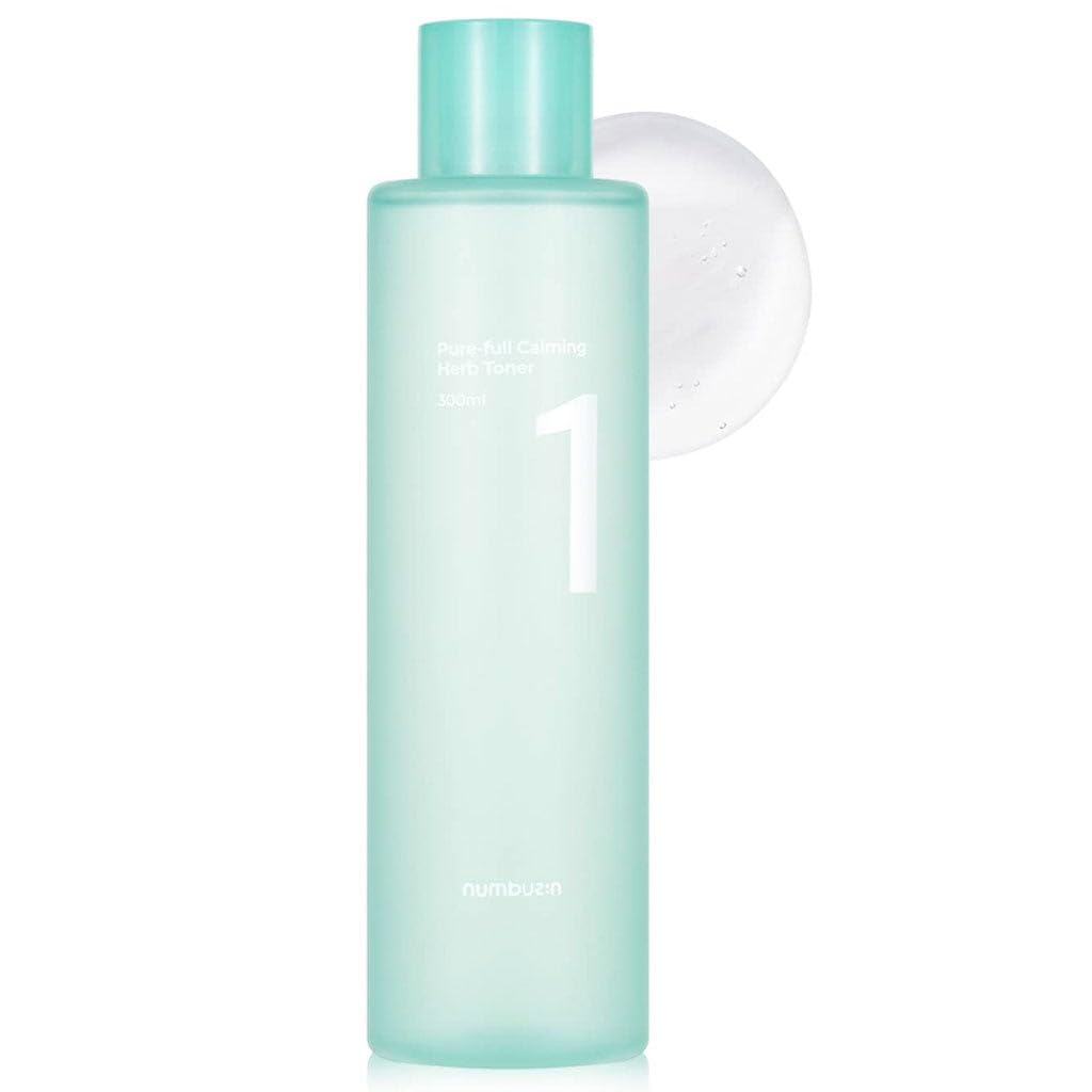 Numbuzin No.1 Toner - Calming Herb Formula for Breakouts & Redness | Centella Asiatica, Licorice Root | 10.14 fl. oz.