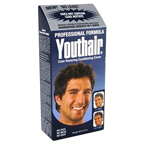 Youthair Color Restoring Hair Creme, Lead-Free Formula - 3.75 oz (2 Pack)