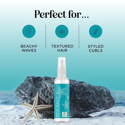 Maple Holistics Beach Sea Salt Spray 4 Fl Oz | Volumizing Beach Waves & Hair Mist for Men & Women