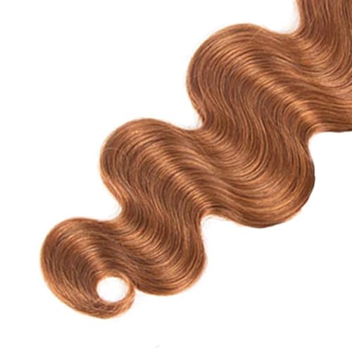 #30 Light Brown Body Wave 14 Inch Human Hair Bundle - 100g