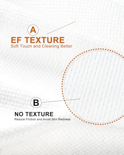 LUXU Disposable Face Towels - 25 Pack, 9.8"x9.8" Biodegradable Towelettes