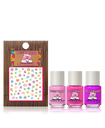 Piggy Paint Rainbow Party Nail Polish Set - Non-Toxic & Vegan