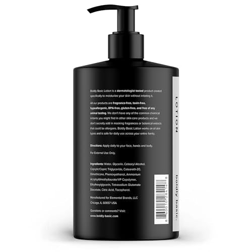 Boldly Basic Fragrance Free Lotion - Unscented Moisturizer 16 oz Pack of 1