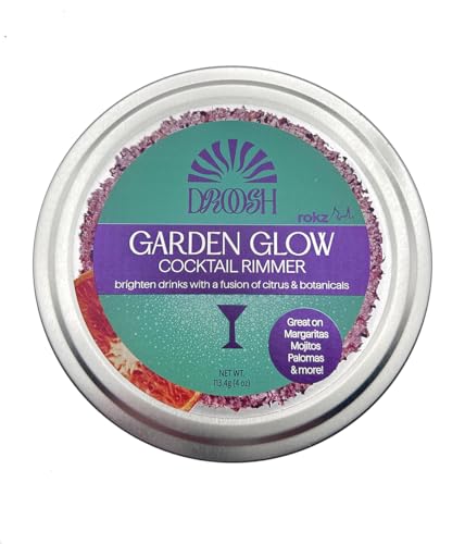 Garden Glow Cocktail Rimmer – Hibiscus & Citrus Garnish for Drinks