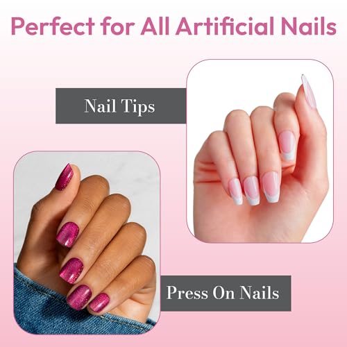 Goldfinger Professional Nail Glue - Super Strong, Fast-Drying, Pack of 5