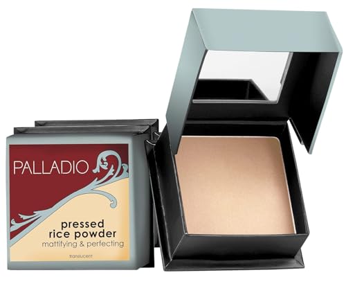 Palladio Pressed Rice Powder - Translucent Face Setting Powder