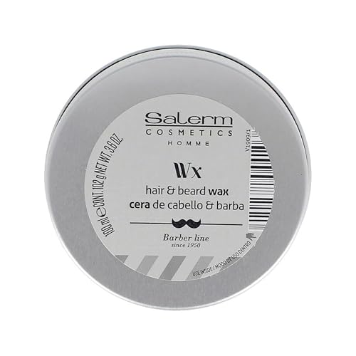 Salerm Men's Hair Wax - Strong Hold, Medium Shine, Hydrating Formula, 100ml