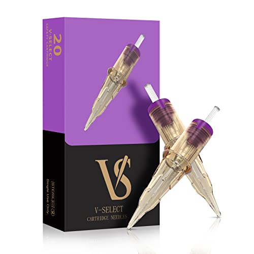 EZTAT2 V-Select 1401RL Tattoo Cartridge Needles for Eyebrows