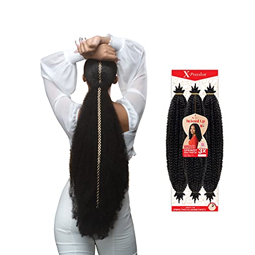 Outre X-Pression Twisted Up 3X Springy Afro Twist 24" Crochet Braids