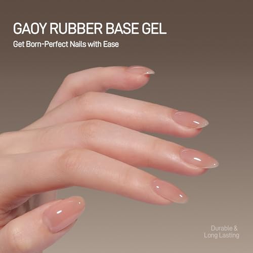 GAOY 16ml Nude Builder Base Gel - Lush Nude 01 3-in-1 Nail Strength & Color