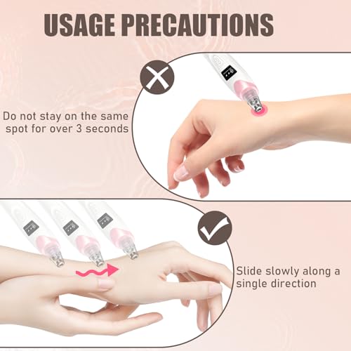 Gackoko Blackhead Remover Pore Vacuum with 5 Suction Probes - Pink