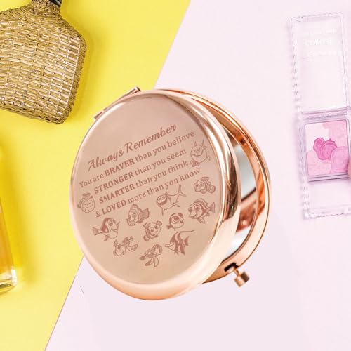 Nemo Dory Pocket Mirror - Compact Makeup Mirror for Fans
