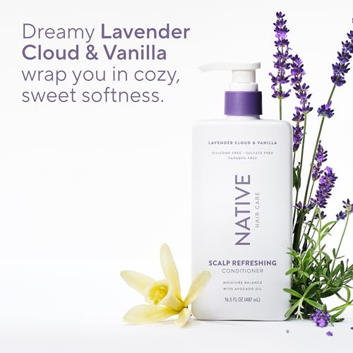 Native Scalp Refreshing Conditioner with Avocado Oil - Lavender Cloud & Vanilla, 16.5 fl oz