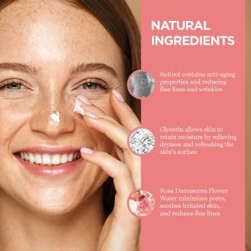 Purifect Anti-Aging Retinol Face Cream - Vitamin A Moisturizer, 1.7 fl oz