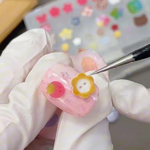 3D Button Nail Mold - Silicone Craft Tool for Charms & Accessories