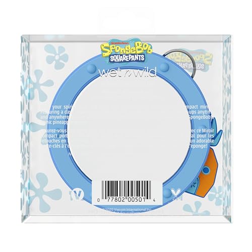 Always Looking Up SpongeBob Mirror & Keychain Set - Fun Acrylic Design