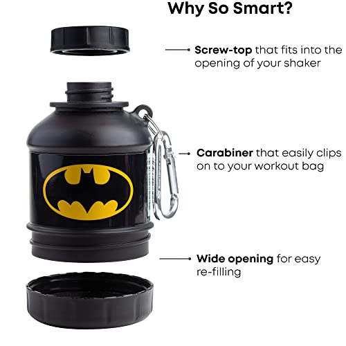 Smartshake Justice League Protein Shaker Bottle with Funnel - 110ml
