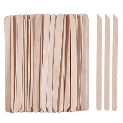 500pcs Wooden Waxing & Applicator Sticks for Hair Removal & Crafting – Disposable, Hygienic, Small Size