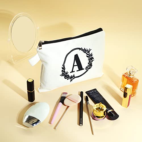 Personalized Embroidered Cosmetic Bag for Women - Gift for Bridesmaids, Mom, Friends