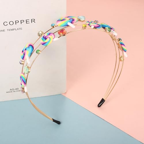 Candy Headband Costume Accessory - Lollipop & Candy Cane Christmas Prop