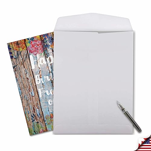 Large Floral Birthday Card for Women - Happy Birthday from All of Us