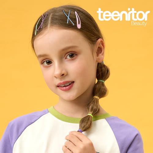 Teenitor 36 Colors Hair Elastics Set 2300pcs with Styling Tools & Accessories